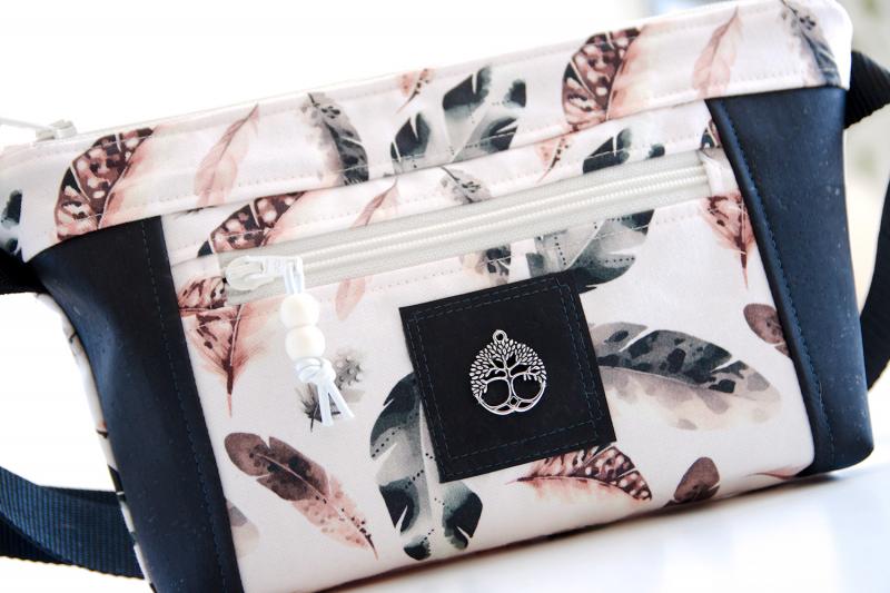 Nähbox Gürteltasche 'Ida' - Feathers Nude