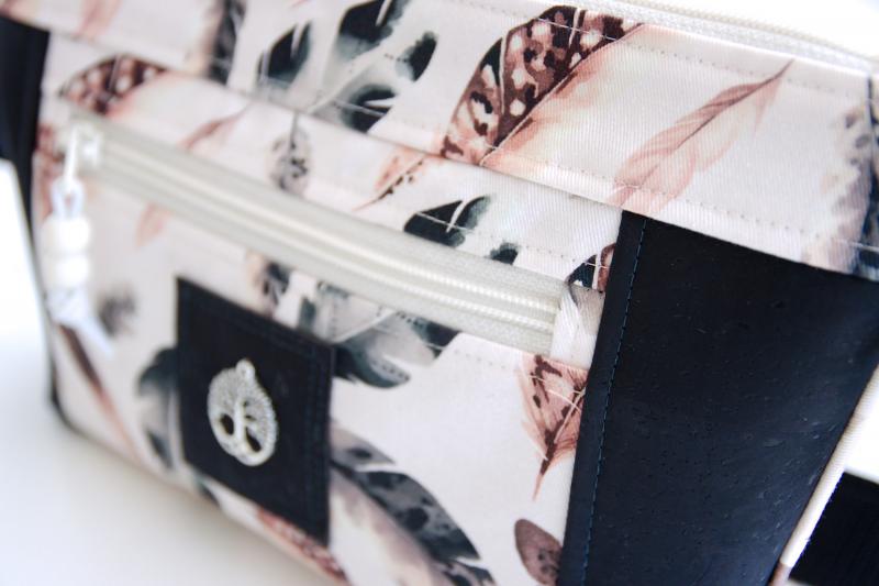 Nähbox Gürteltasche 'Ida' - Feathers Nude