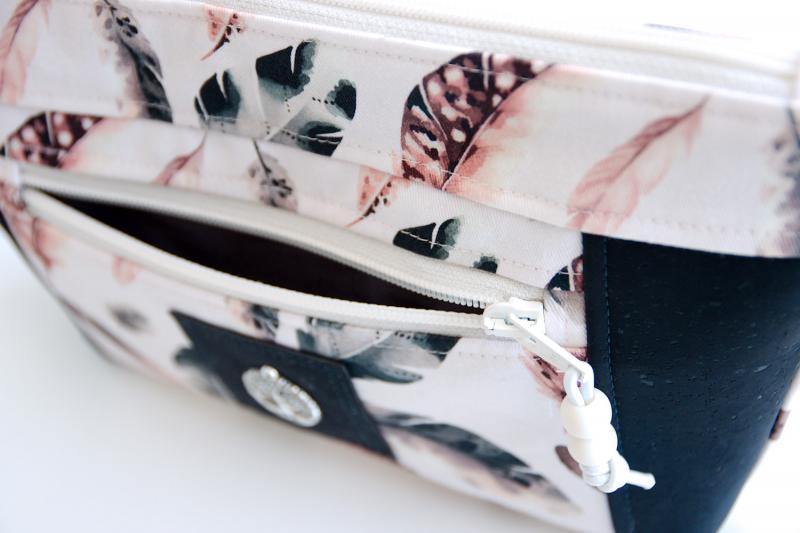 Nähbox Gürteltasche 'Ida' - Feathers Nude