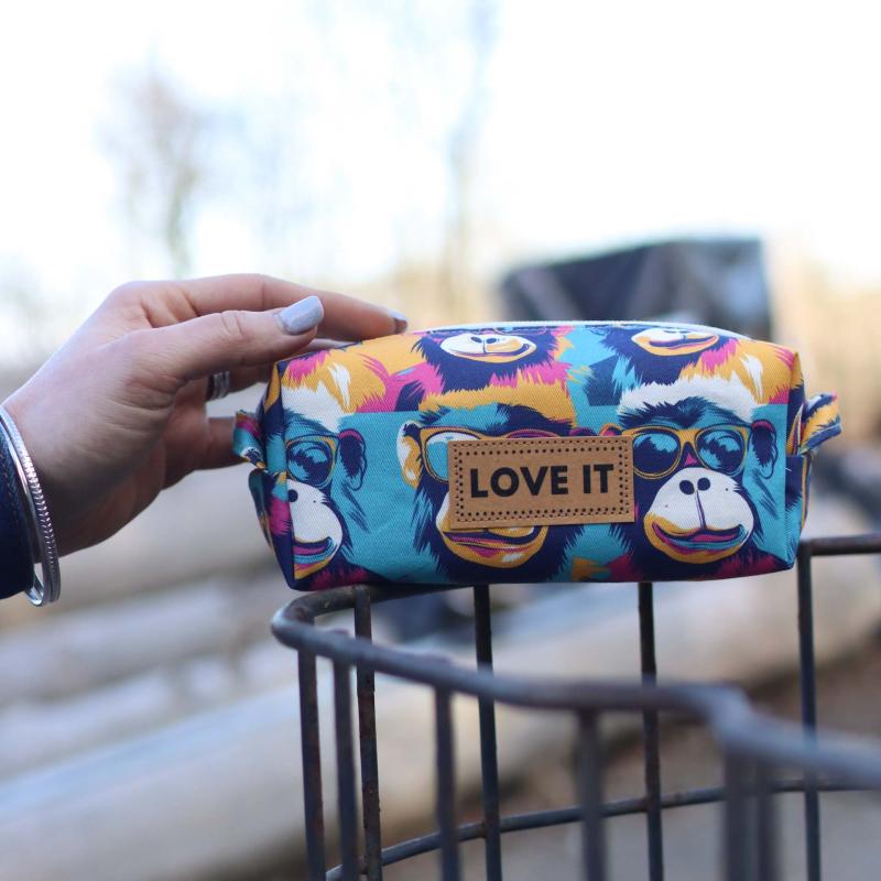 Nähset Boxybag 'Mini' - Affentheater inkl. Labelset 'C'est la vie!'