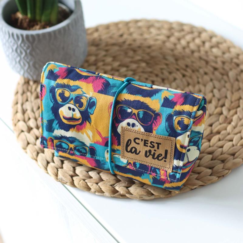 Nähset Minibag - Affentheater inkl. Labelset 'C'est la vie!'