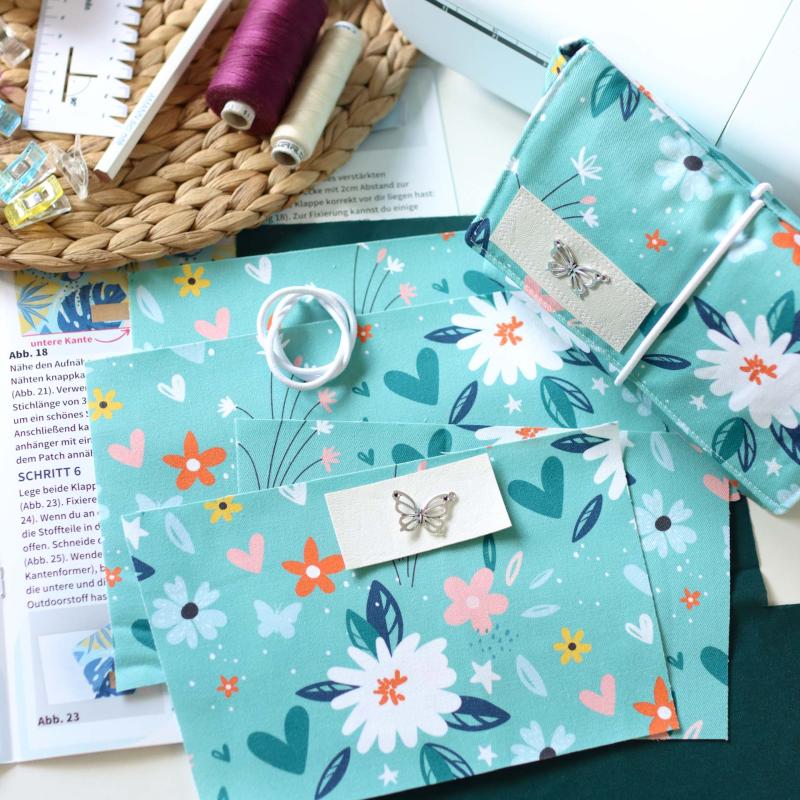 Nähset Minibag - Flowers Mint