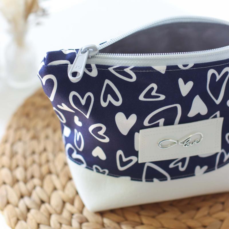 Nähbox Kosmetiktasche - Lieblingsstück navy