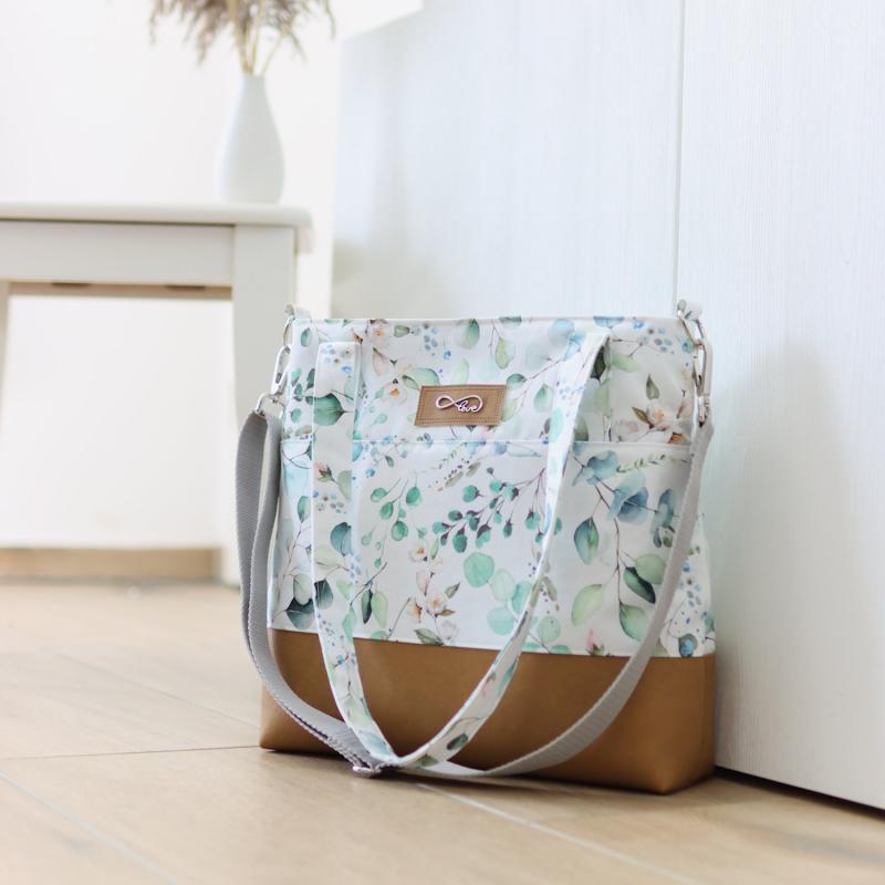 Nähbox Shopper - Eukalyptus Pastell