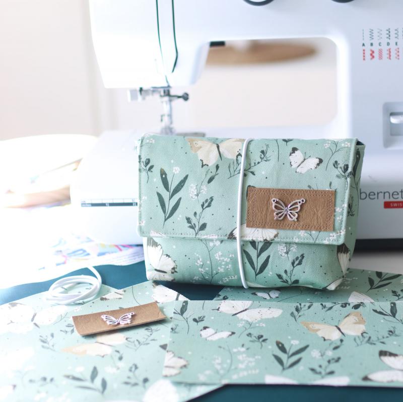 Nähset Minibag - Schmetterlinge mint