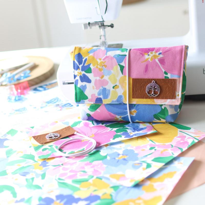 Nähset Minibag - Pink & Blue