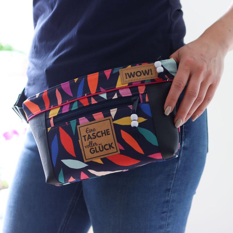 Nähbox Gürteltasche 'Ida' - Farbenfroh inkl. Labelset 'Statement'