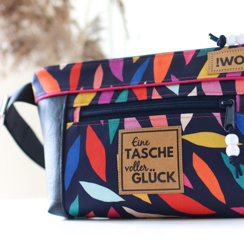 Nähbox Gürteltasche 'Ida' - Farbenfroh inkl. Labelset 'Statement'