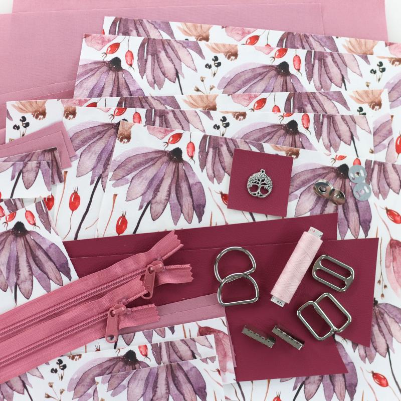 Nähset Tasche 'Katie' - Purple