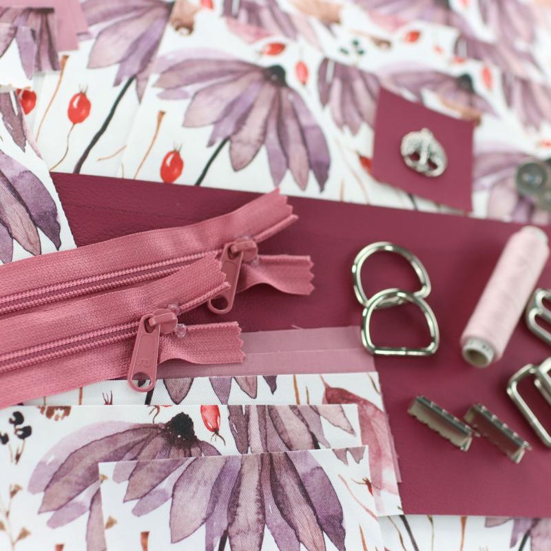 Nähset Tasche 'Katie' - Purple