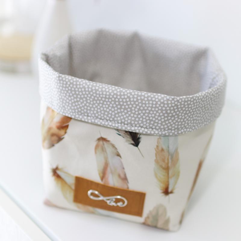 Nähset Utensilo groß - Feathers Cream