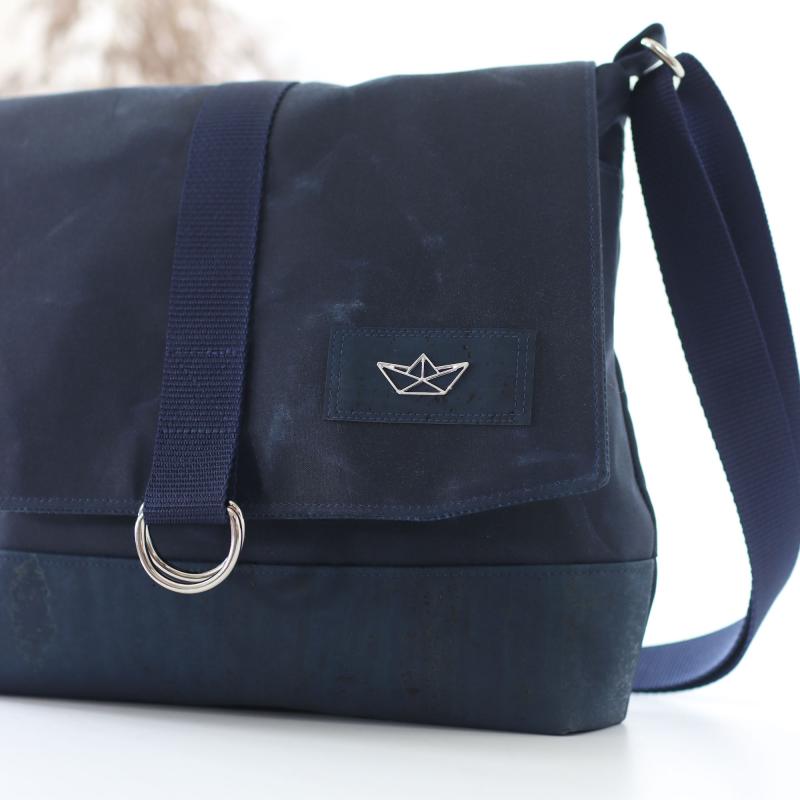 Nähset Tasche 'Katie' - Waxed Ocean