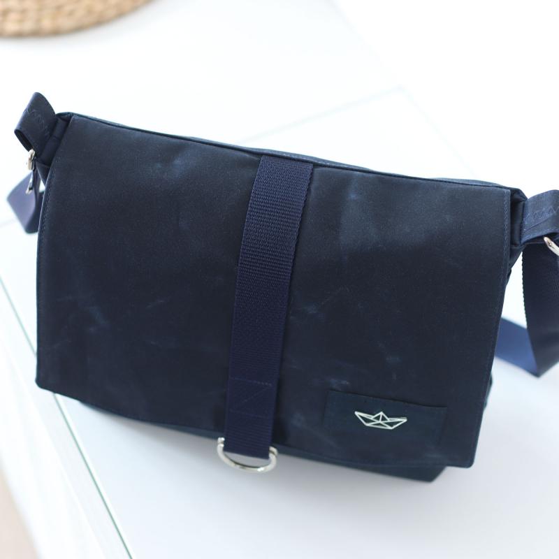 Nähset Tasche 'Katie' - Waxed Ocean
