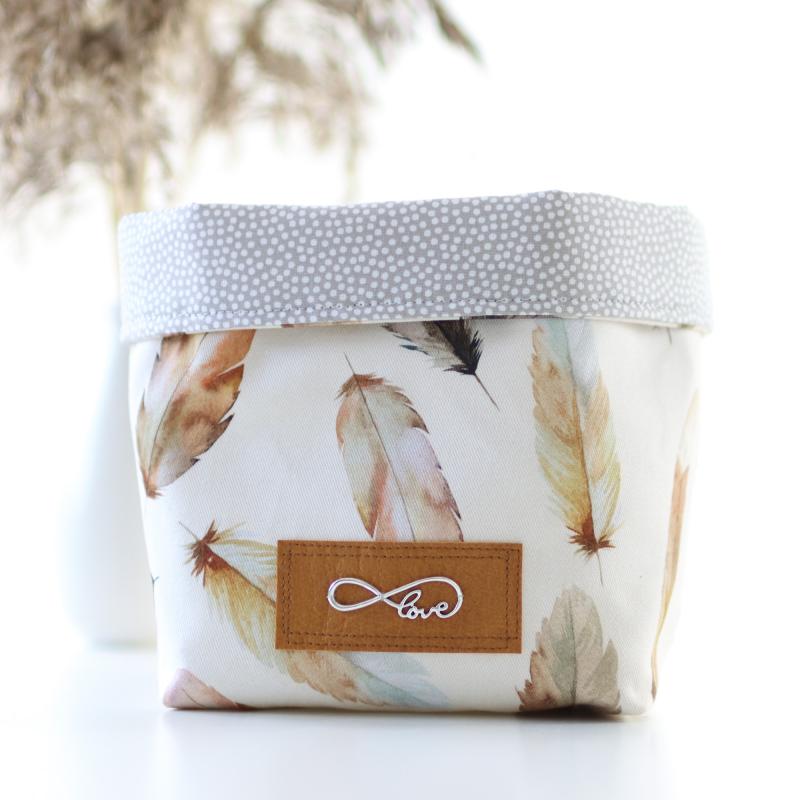 Nähset Utensilo groß - Feathers Cream