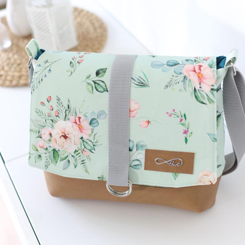 Nähset Tasche 'Katie' - Aquarell mint