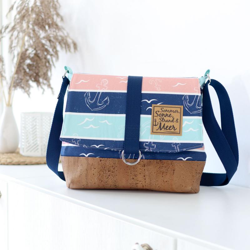 Nähset Tasche 'Katie' - Anker & Meer inkl. Labelset 'Anker'