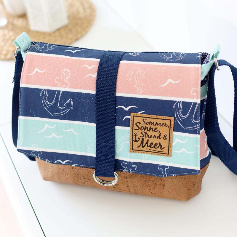 Nähset Tasche 'Katie' - Anker & Meer inkl. Labelset 'Anker'