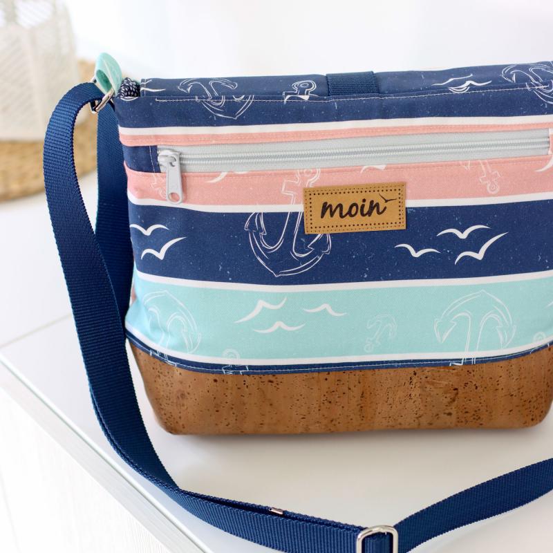 Nähset Tasche 'Katie' - Anker & Meer inkl. Labelset 'Anker'