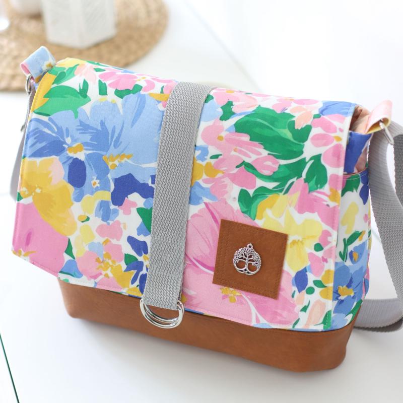 Nähset Tasche 'Katie' - Pink & Blue