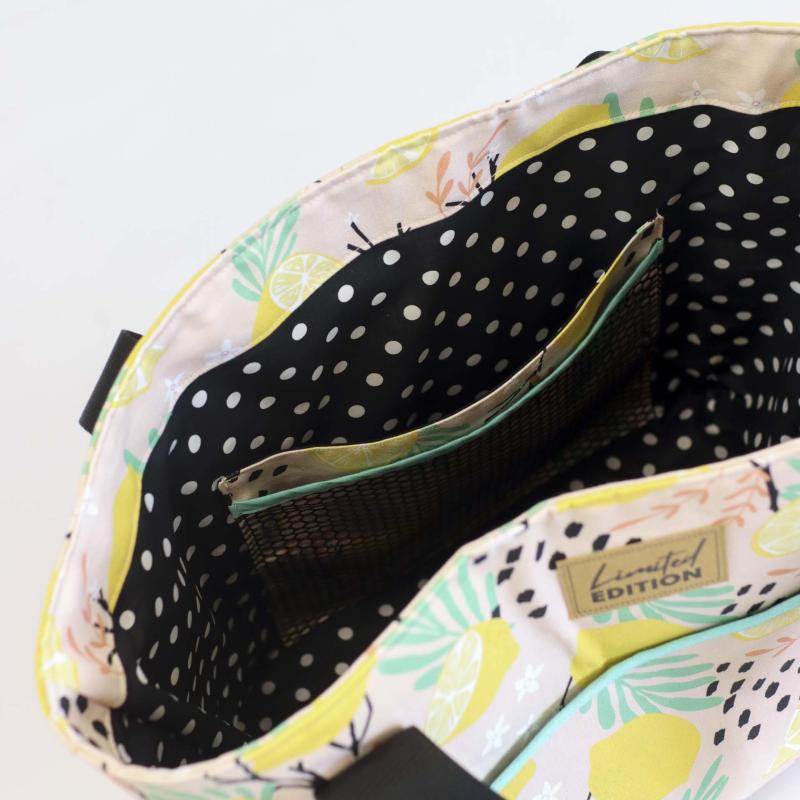 Nähset Tasche 'Leni' - Lemon Pop inkl. Labelset 'Crazy'