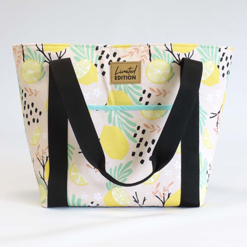 Nähset Tasche 'Leni' - Lemon Pop inkl. Labelset 'Crazy'
