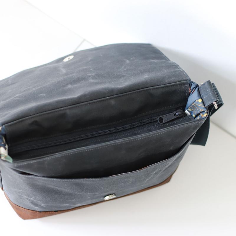 Nähset Tasche 'Katie' - Waxed Dark