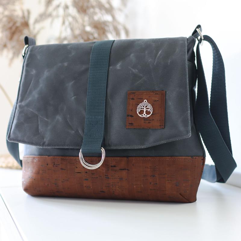 Nähset Tasche 'Katie' - Waxed Dark