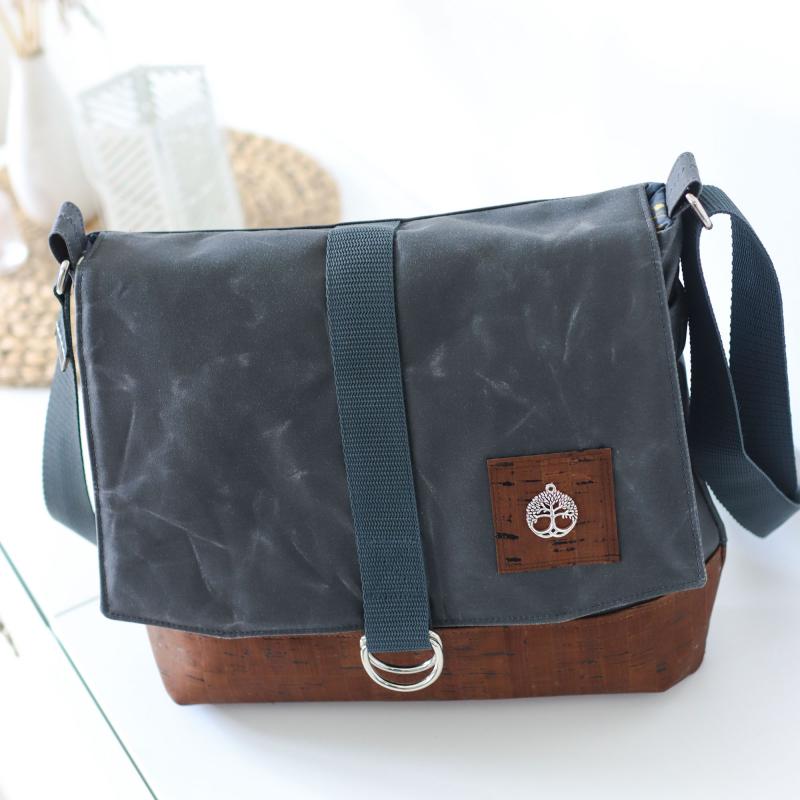 Nähset Tasche 'Katie' - Waxed Dark