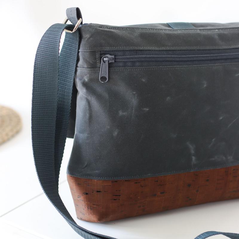 Nähset Tasche 'Katie' - Waxed Dark