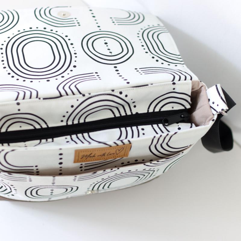 Nähset Tasche 'Katie' - Boho inkl. Labelset 'Nähliebe'
