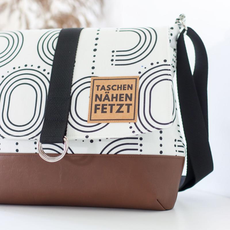 Nähset Tasche 'Katie' - Boho inkl. Labelset 'Nähliebe'