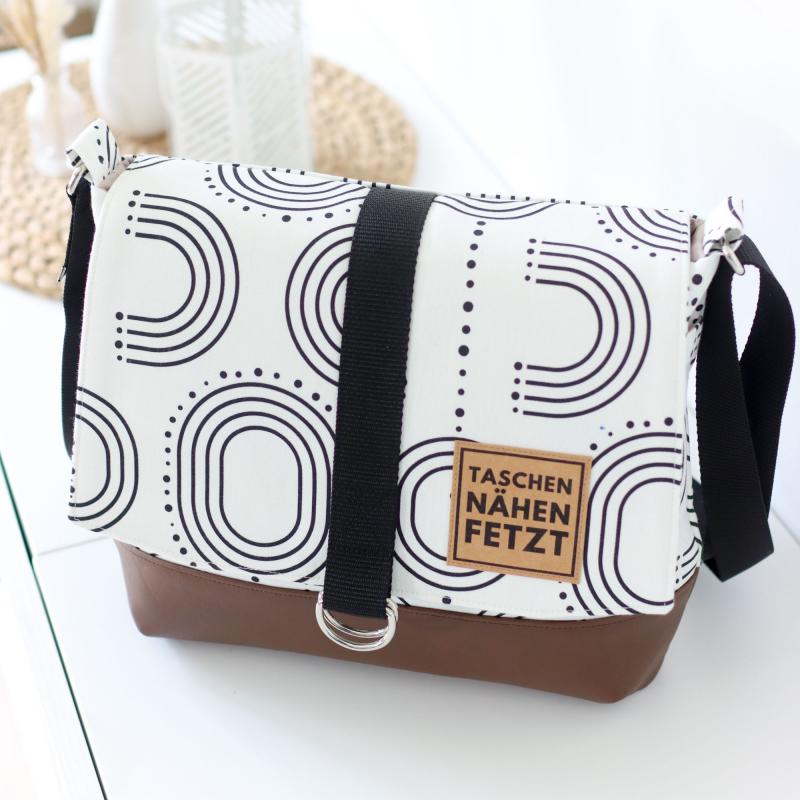 Nähset Tasche 'Katie' - Boho inkl. Labelset 'Nähliebe'