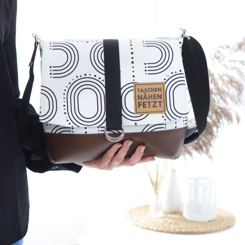 Nähset Tasche 'Katie' - Boho inkl. Labelset 'Nähliebe'