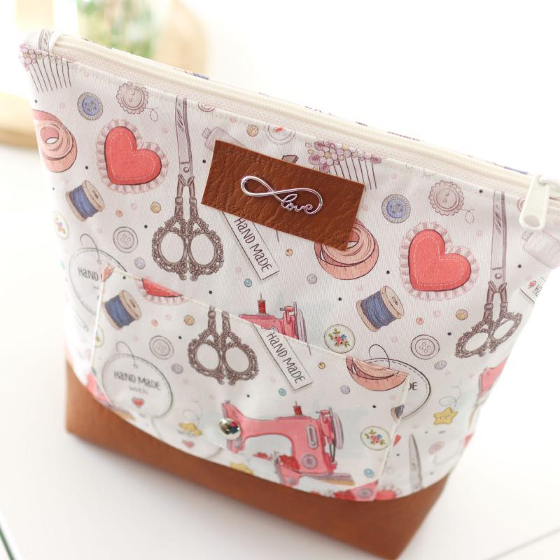 Nähbox große Kosmetiktasche - Nähglück