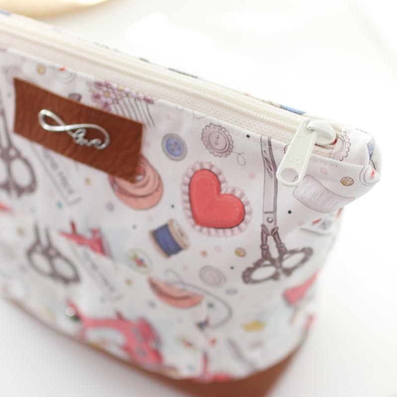 Nähbox große Kosmetiktasche - Nähglück
