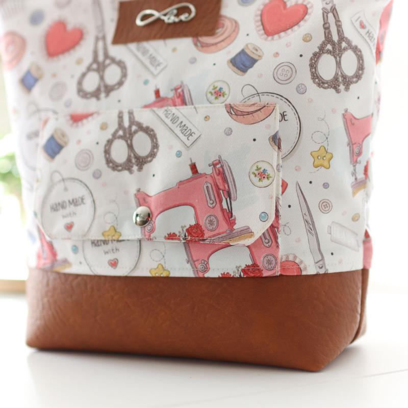 Nähbox große Kosmetiktasche - Nähglück