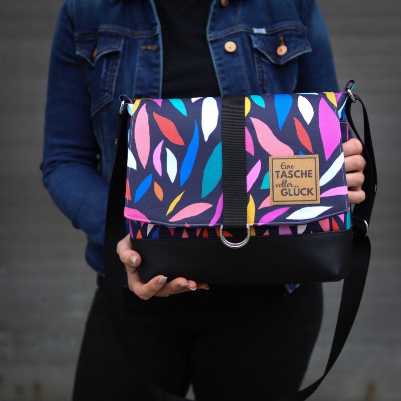 Nähset Tasche 'Katie' - Farbenfroh inkl. Labelset 'Statement'