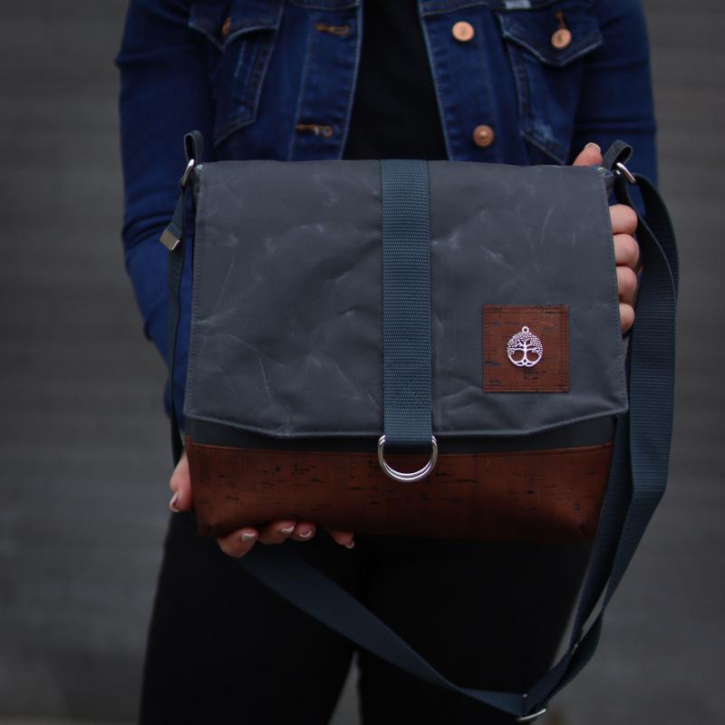 Nähset Tasche 'Katie' - Waxed Dark