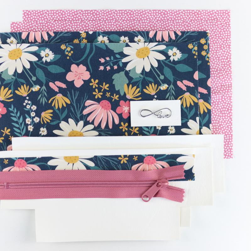 Nähbox Kosmetiktasche - Wildblume