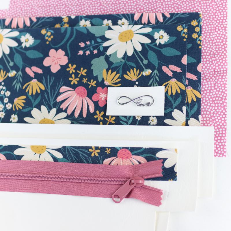 Nähbox Kosmetiktasche - Wildblume