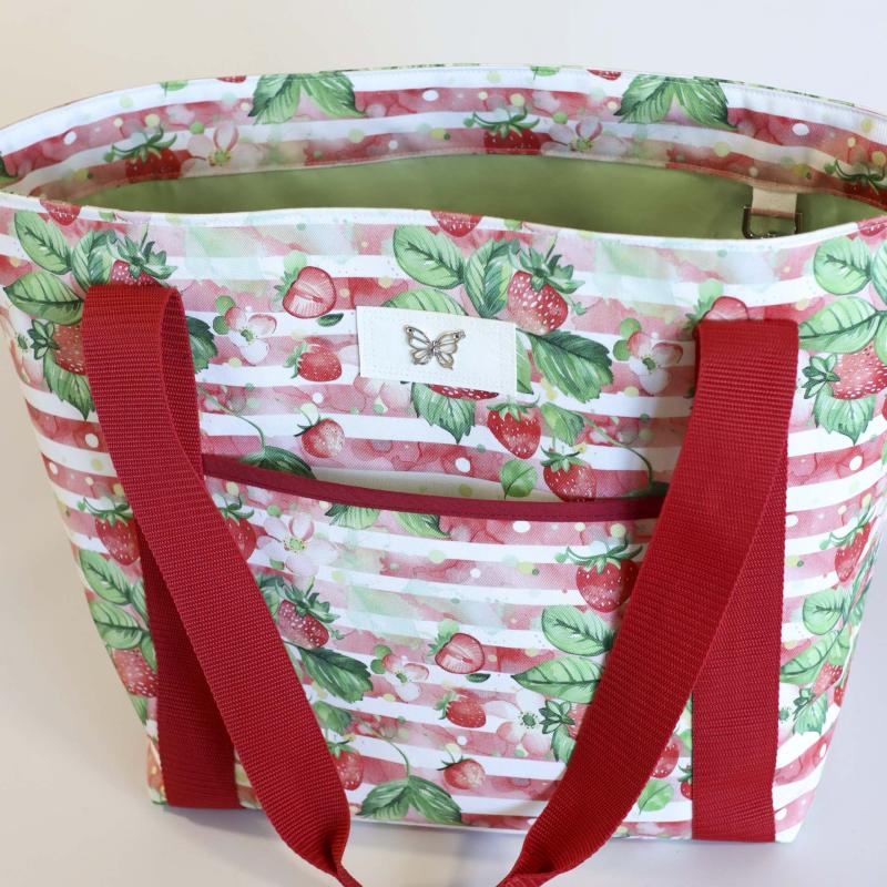 Nähset Tasche 'Leni' - Erdbeere