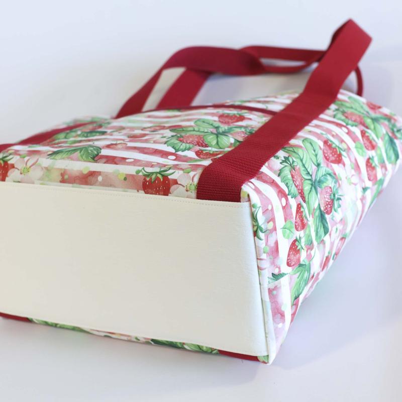 Nähset Tasche 'Leni' - Erdbeere