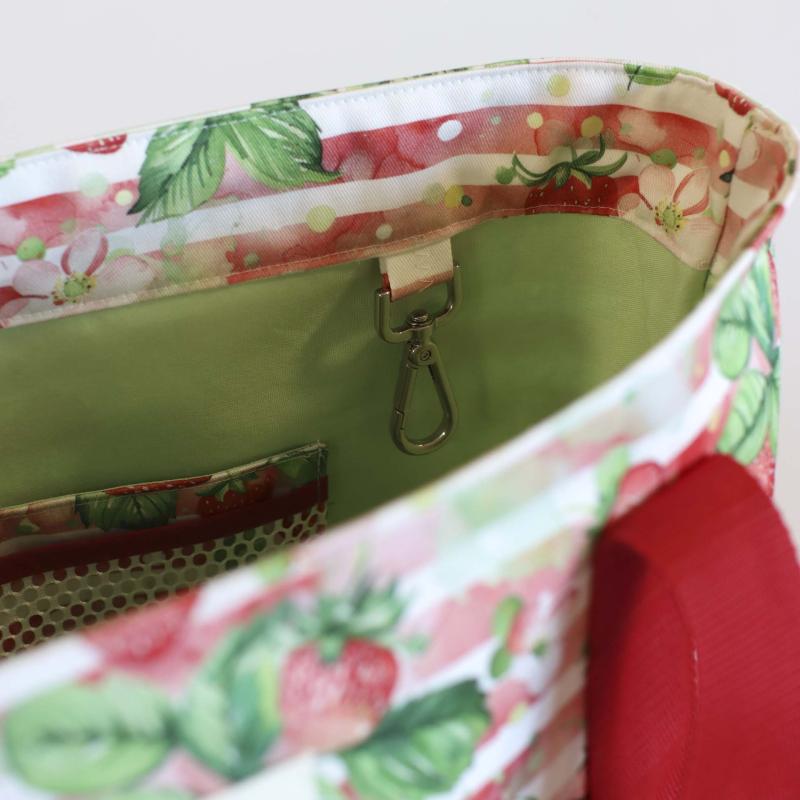 Nähset Tasche 'Leni' - Erdbeere