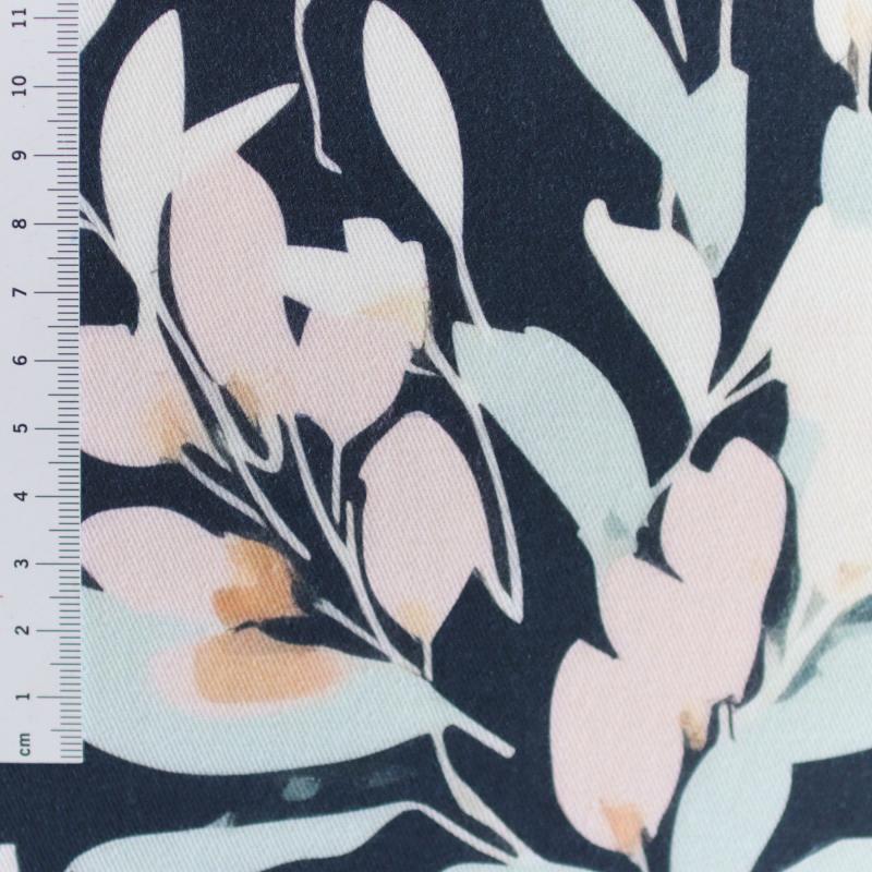 Canvas Eigenproduktion 'Denim Flowers'