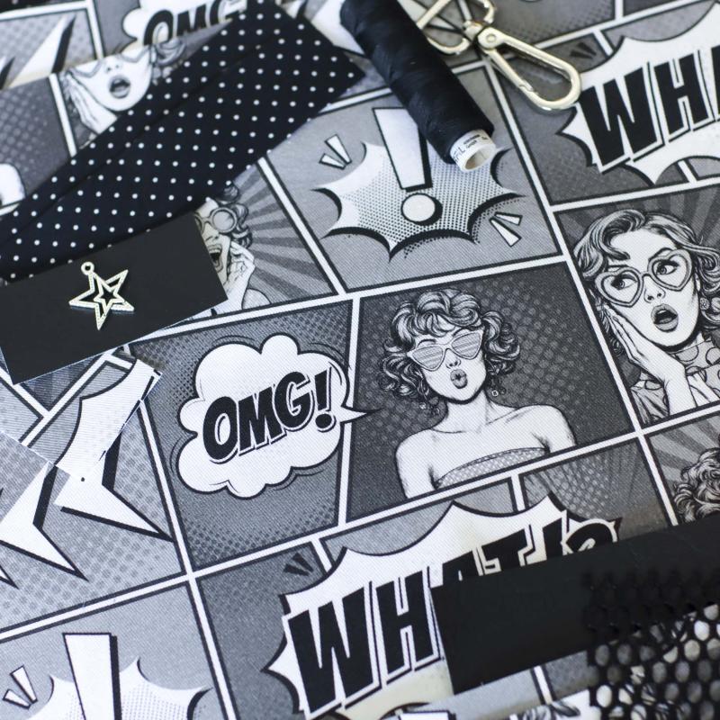 Nähset Tasche 'Leni' - Comic Ladies