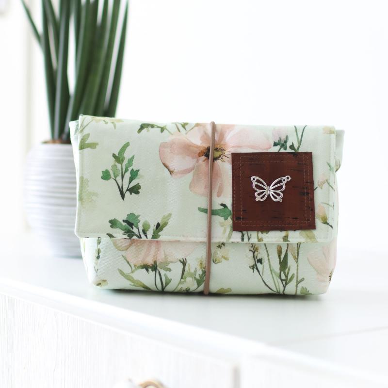 Nähset Minibag - Blumenwiese mint