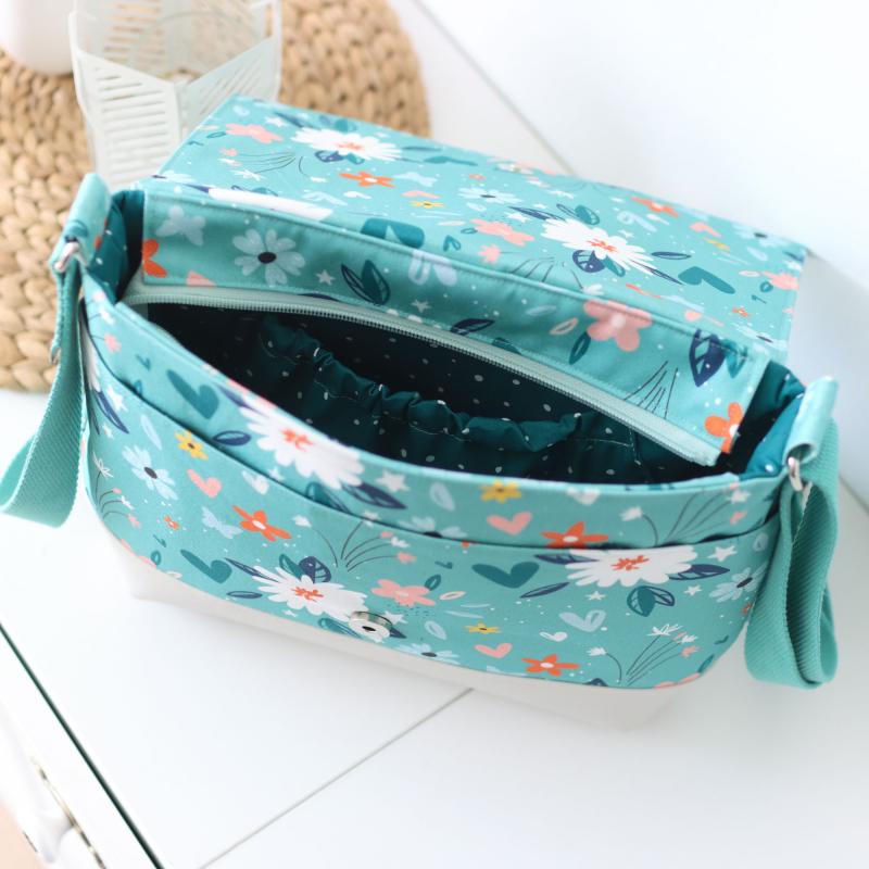 Nähset Tasche 'Katie' - Flowers mint