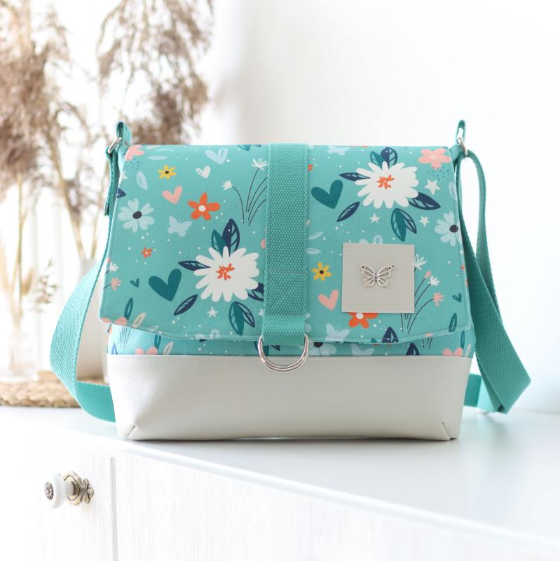Nähset Tasche 'Katie' - Flowers mint