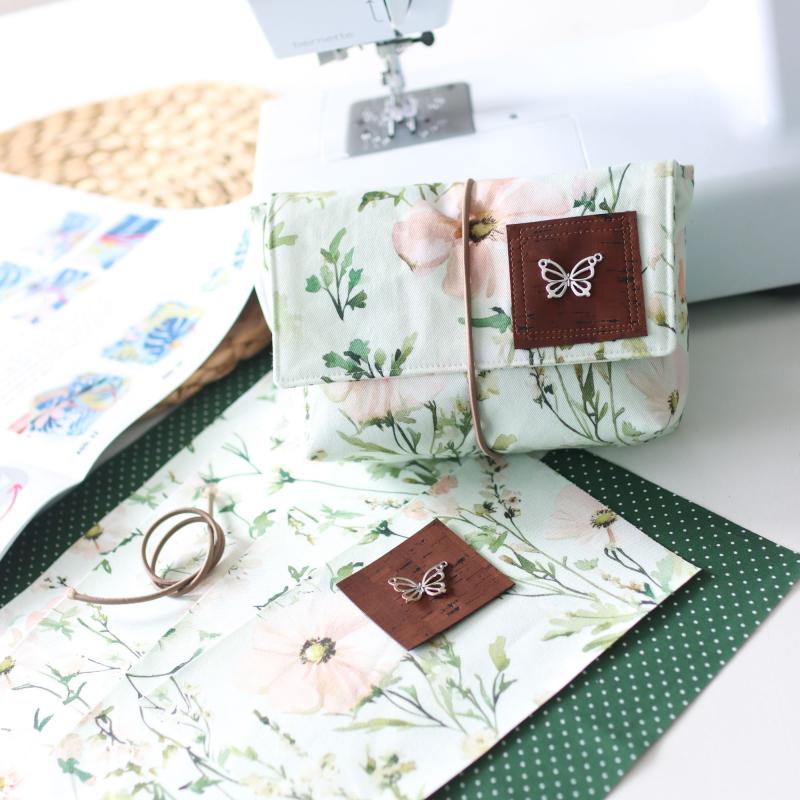 Nähset Minibag - Blumenwiese mint