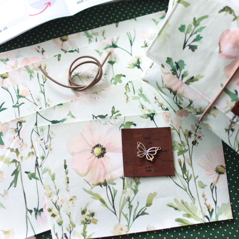 Nähset Minibag - Blumenwiese mint